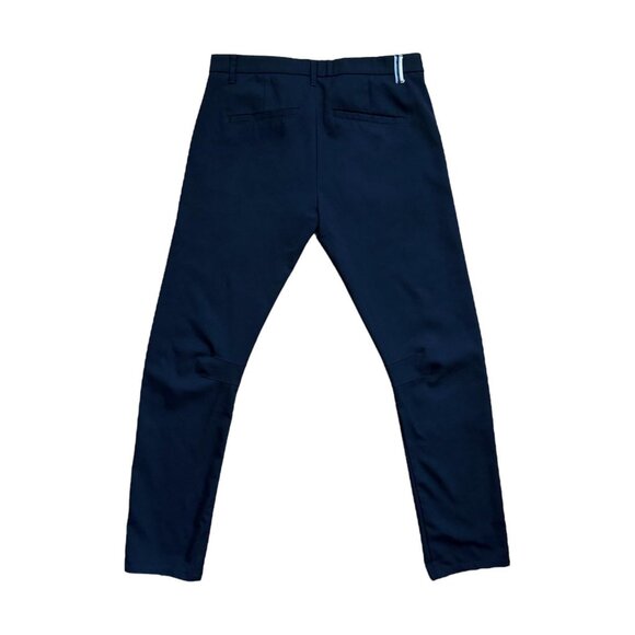 Zara Man Slim-Fit Viscose-Blend Pants | 30 | Blue - Picture 8 of 11